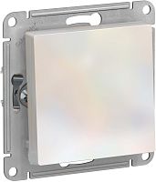 Выключатель без рамки Systeme Electric AtlasDesign 1-кл. жемчуг картинка